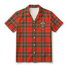 Drummond of Perth Tartan Crest Hawaiian Shirt