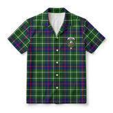 Duncan Modern Tartan Crest Hawaiian Shirt