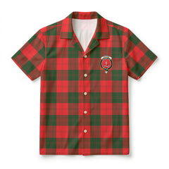 Erskine Modern Tartan Crest Hawaiian Shirt