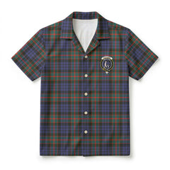Fletcher of Dunans Tartan Crest Hawaiian Shirt