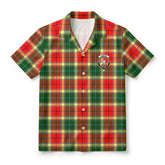 Gibson Tartan Crest Hawaiian Shirt