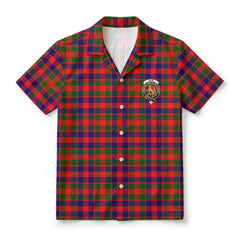Gow (or McGouan) Tartan Crest Hawaiian Shirt