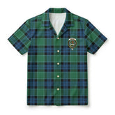 Graham of Menteith Ancient Tartan Crest Hawaiian Shirt
