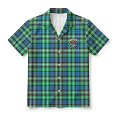 Graham of Montrose Ancient Tartan Crest Hawaiian Shirt