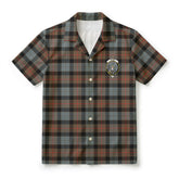 Gunn Weathered Tartan Crest Hawaiian Shirt