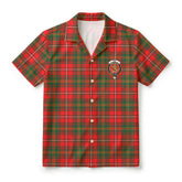 Hay Modern Tartan Crest Hawaiian Shirt