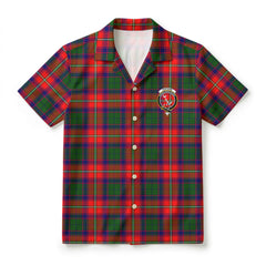 Hopkirk Tartan Crest Hawaiian Shirt