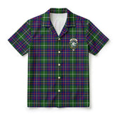 Inglis Modern Tartan Crest Hawaiian Shirt