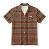Innes Ancient Tartan Crest Hawaiian Shirt