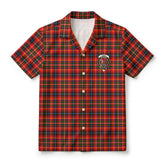Innes Modern Tartan Crest Hawaiian Shirt