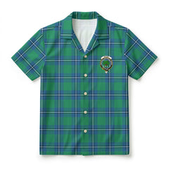 Irvine Ancient Tartan Crest Hawaiian Shirt