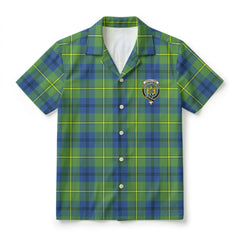Johnstone Ancient Tartan Crest Hawaiian Shirt