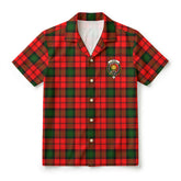 Kerr Modern Tartan Crest Hawaiian Shirt