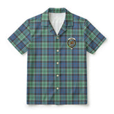Leslie Hunting Ancient Tartan Crest Hawaiian Shirt