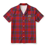 Leslie Modern Tartan Crest Hawaiian Shirt