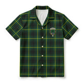 MacArthur Modern Tartan Crest Hawaiian Shirt