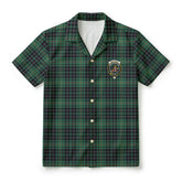 MacAuley Hunting Ancient Tartan Crest Hawaiian Shirt