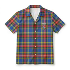 MacBeth Modern Tartan Crest Hawaiian Shirt
