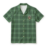 MacDonald Lord of the Isles Hunting Tartan Crest Hawaiian Shirt