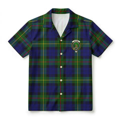 MacEwan Modern Tartan Crest Hawaiian Shirt