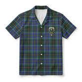 MacInnes Modern Tartan Crest Hawaiian Shirt