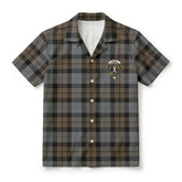 MacKay Weathered Tartan Crest Hawaiian Shirt