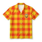 MacMillan Clan Tartan Crest Hawaiian Shirt