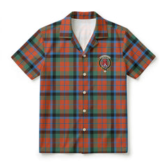 MacNaughton Ancient Tartan Crest Hawaiian Shirt