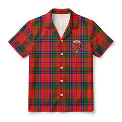 MacNicol (of Scorrybreac) Tartan Crest Hawaiian Shirt