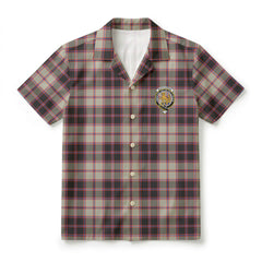 MacPherson Hunting Ancient Tartan Crest Hawaiian Shirt