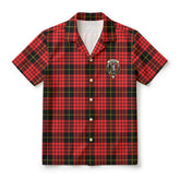 MacQueen Modern Tartan Crest Hawaiian Shirt
