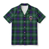McDonald of the Isles Hunting Modern Tartan Crest Hawaiian Shirt