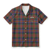 McDuff Hunting Modern Tartan Crest Hawaiian Shirt