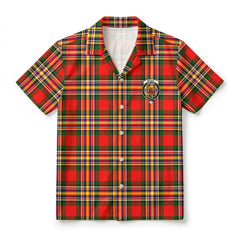 McGill Modern Tartan Crest Hawaiian Shirt