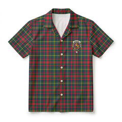 McIntosh Hunting Modern Tartan Crest Hawaiian Shirt