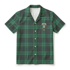 McLean Hunting Ancient Tartan Crest Hawaiian Shirt