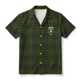 McLean Hunting Tartan Crest Hawaiian Shirt