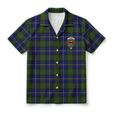 McLeod of Harris Modern Tartan Crest Hawaiian Shirt