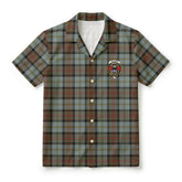 McLeod of Harris Weathered Tartan Crest Hawaiian Shirt
