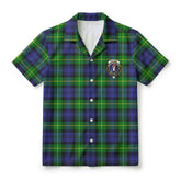 Meldrum Tartan Crest Hawaiian Shirt
