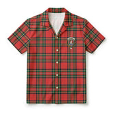 Monypenny Tartan Crest Hawaiian Shirt