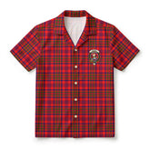 Murray (of Dysart) Tartan Crest Hawaiian Shirt