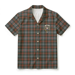 Murray of Atholl Weathered Tartan Crest Hawaiian Shirt