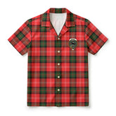 Nesbitt Modern Tartan Crest Hawaiian Shirt