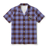Rutherford Tartan Crest Hawaiian Shirt