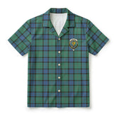 Sinclair Hunting Ancient Tartan Crest Hawaiian Shirt
