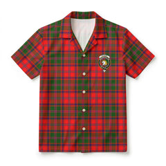 Stewart of Appin Modern Tartan Crest Hawaiian Shirt