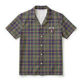 Taylor Weathered Tartan Crest Hawaiian Shirt
