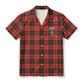 Wallace Weathered Tartan Crest Hawaiian Shirt