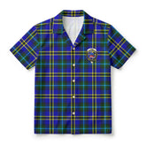 Weir Modern Tartan Crest Hawaiian Shirt